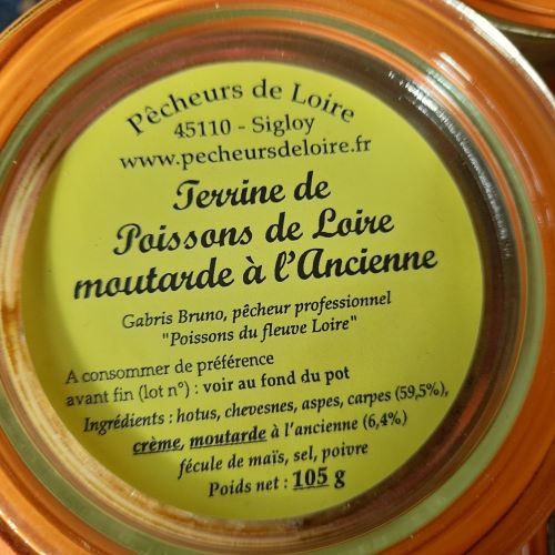 Terrine poisson moutarde à l’ancienne