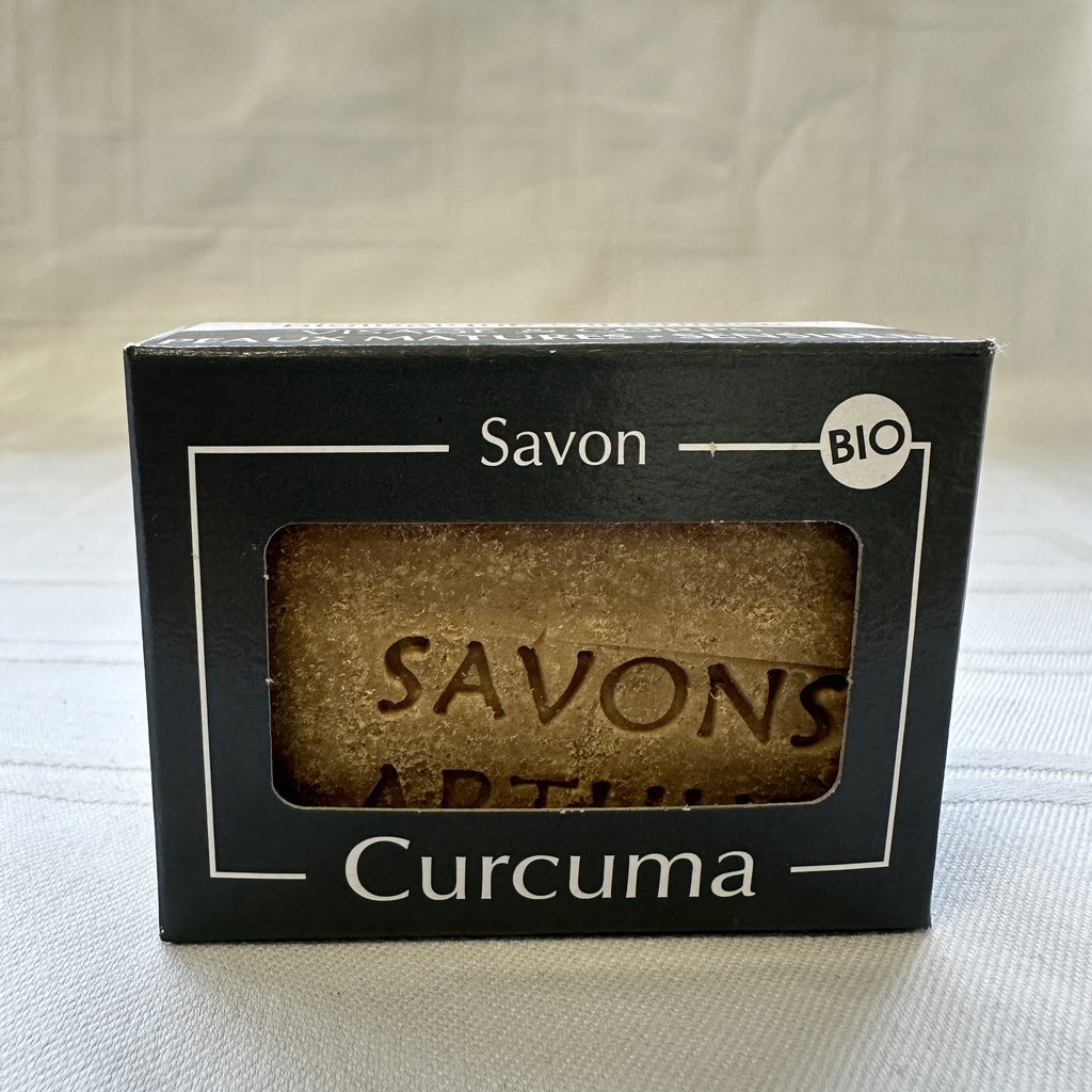 Savon curcuma emballe
