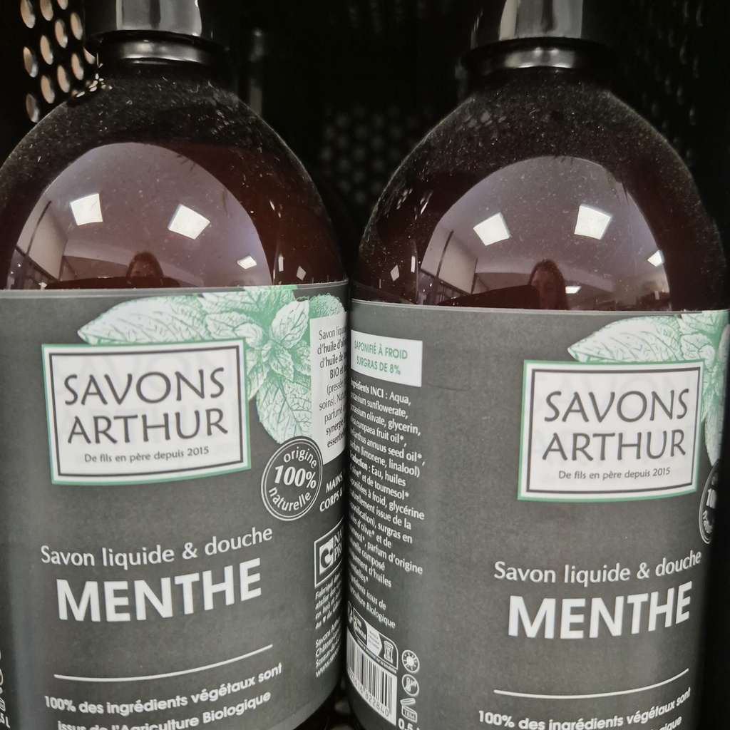 Savon douche Menthe 500ml