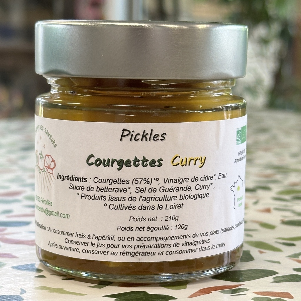 Pickles Courgette Curry