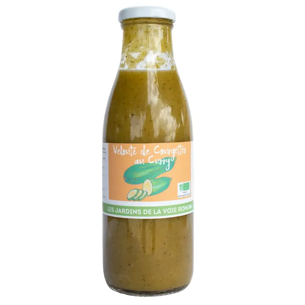 Velouté de courgettes curry