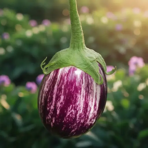 Aubergine Zebrina (semences biologiques)