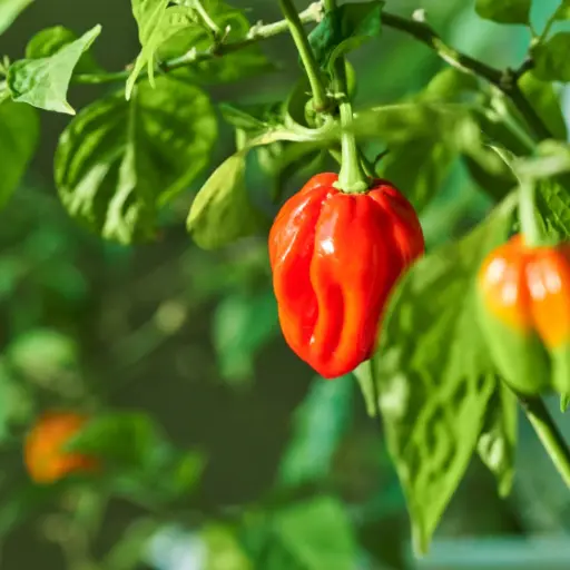Piment Habanero rot (semences biologiques)