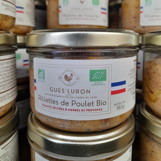 Rillettes de poulet tomate séchées