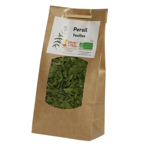 Persil feuilles séchées